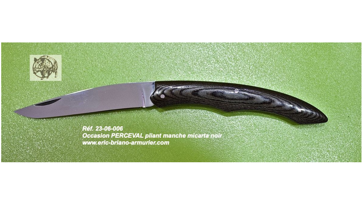 Couteau PERCEVAL pliant Occasion ERIC BRIANO ARMURIER