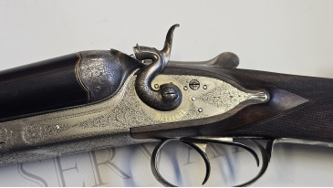 fusil à platine à chiens exterieur calibre 12