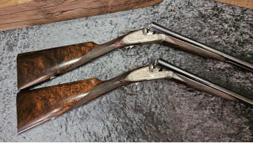 paire de fusils à platines Lebeau-Courally calibre 12/70