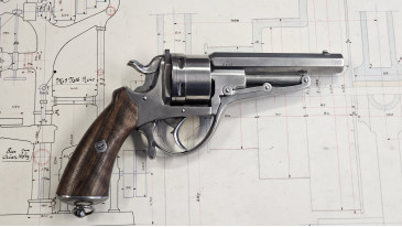 revolver Galland à disque d'extraction 1868