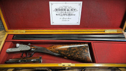 fusil juxtaposé Boss & Co à platines calibre 12/70