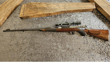 carabine mannlicher schoenauer calibre 6,5x57 gravée